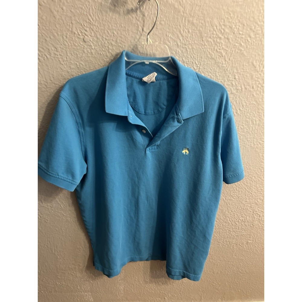 Brooks Brothers Shirt‎ Mens Blue Polo Original Slim Fit Size XL 1818 - Picture 2 of 7